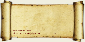 Isidor Mančić vizit kartica